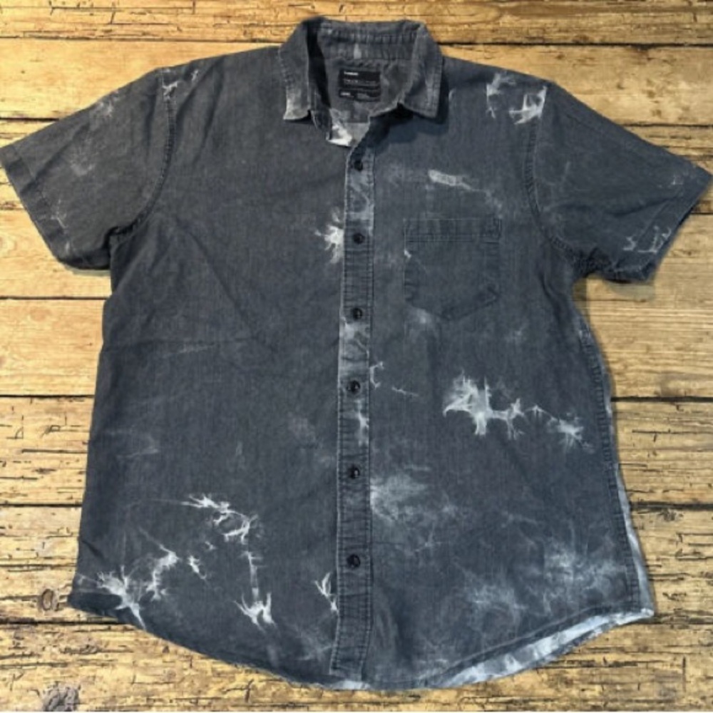 Men's Gray Denim Shirt